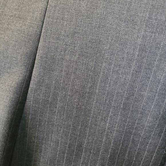 J Crew Super 120s Pinstripe Wool Blazer Womens 0 Jacket Office Siren Corpcore - Picture 3 of 10